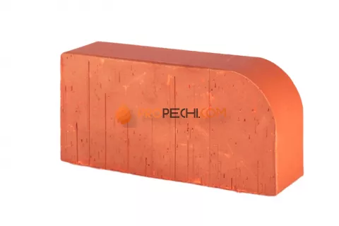 Кирпич печной фигурный Lode полнотелый М500 красный