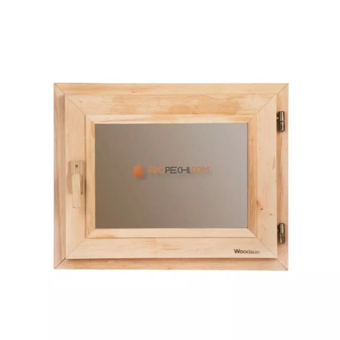 Окно Woodson 30x50, стекло бронза, ольха