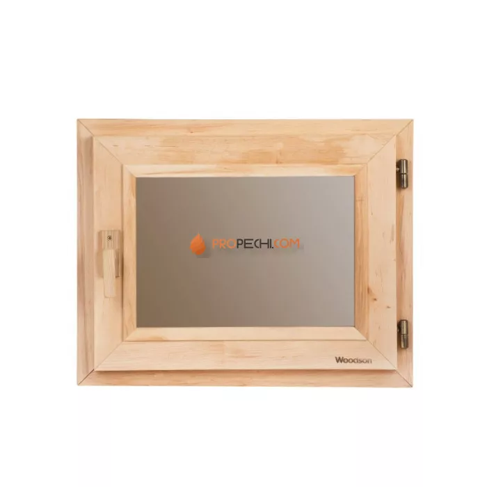 Окно Woodson 30x50, стекло бронза, ольха