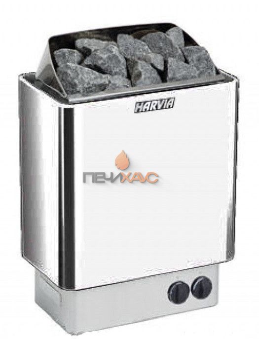 Электрическая печь HARVIA Trendi HBK800230S KIP80 Steel со встроенным пультом