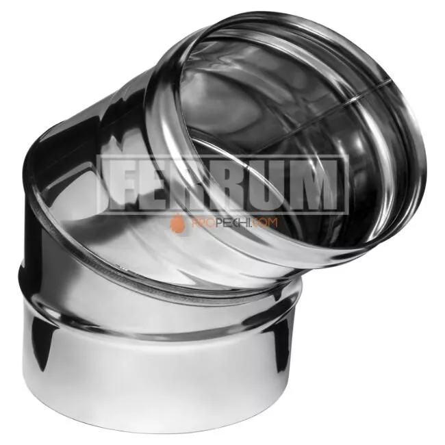 Колено угол 135°, толщина 0,5 мм, Ø110