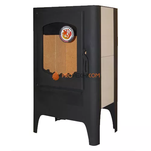 Печь-камин ЭкоКамин Бавария Эко с плитой