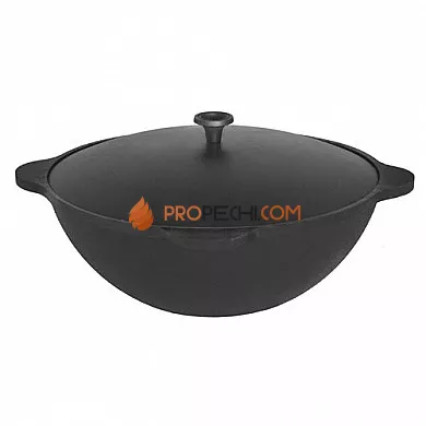 Везувий Казан чугунный 12 л с крышкой