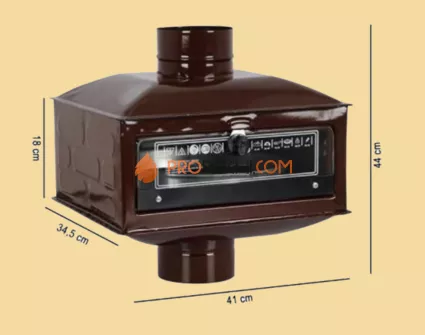 Навесная духовка на дымоход МастерПечь
