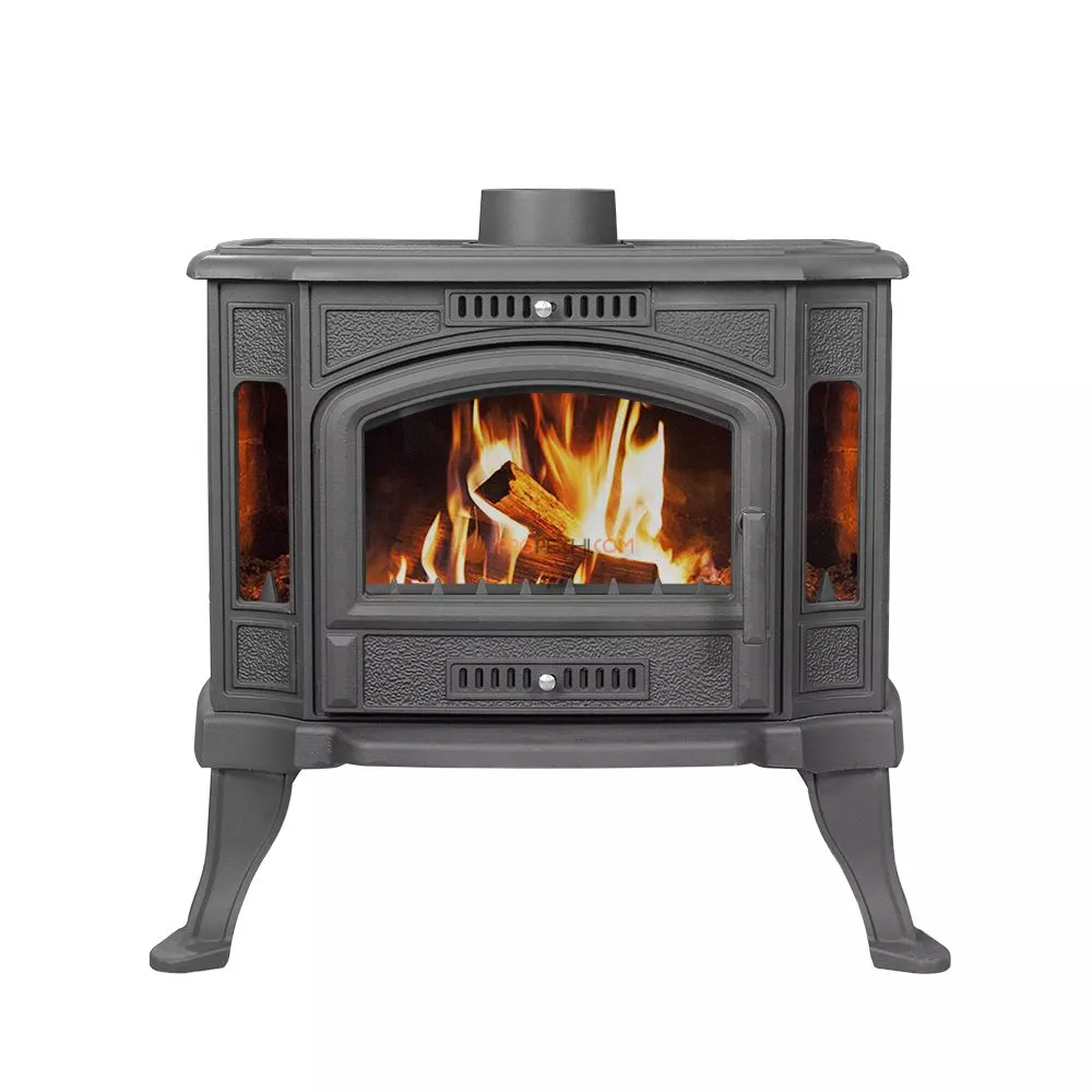 Чугунная печь Везувий KZ-14 "Антрацит"