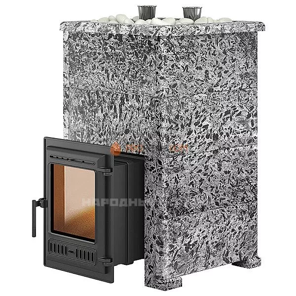 Печь для бани Эверест Steam Master 38 Чугун Пироксенит Элит