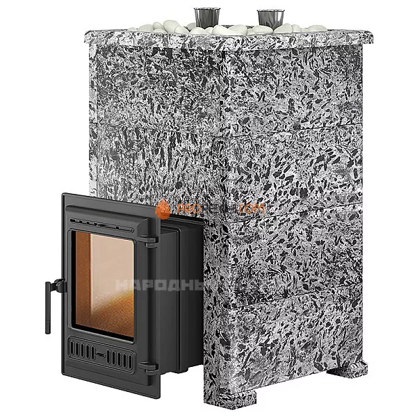 Печь для бани Эверест Steam Master 38 Чугун Пироксенит Элит