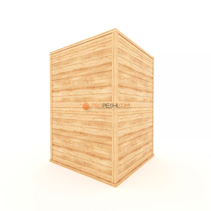 Финская сауна НКЗ 5-местная угловая 180x180x200 см