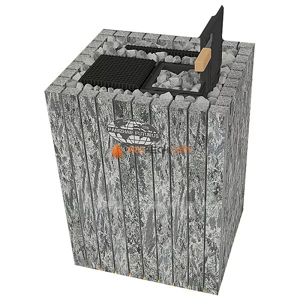 ВВД ПАРиЖАР Футурус 12 кВт серпентинит премиум