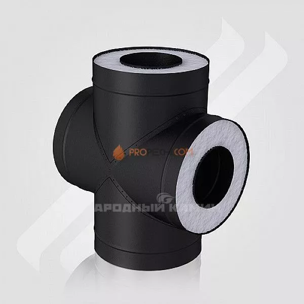 Сэндвич-четверник 115/215 мм. с заглушкой и ручкой