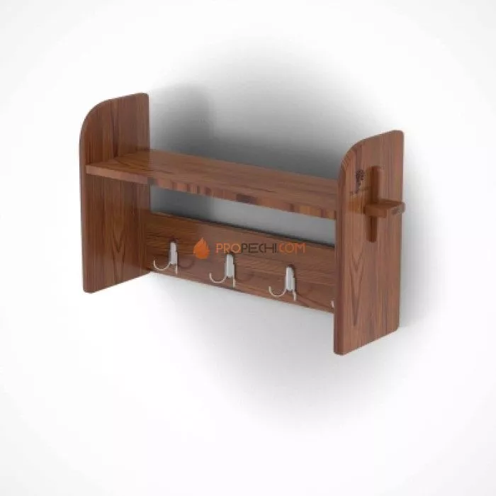 Вешалка для бани из мореной лиственницы