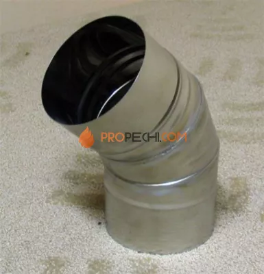 Отвод 45гр. D=250 s=1.0 aisi 321 ФлюГранд