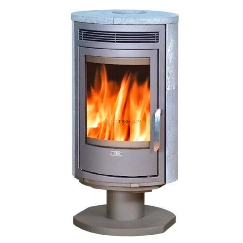 Печь-камин ABX Arktis 8 поворотный серая талькохлорит