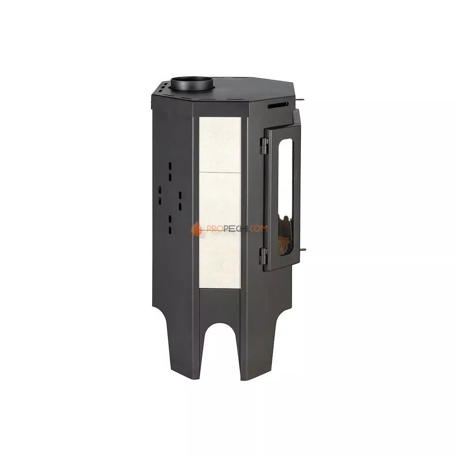 Печь-камин ЭкоКамин Бавария Призматик пристенно-угловая