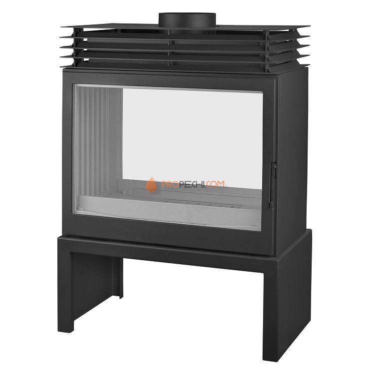 Печь-камин Liseo Castiron LCI 7 GDF Stove, двусторонняя