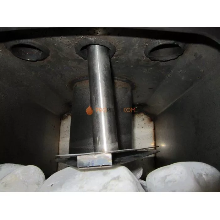 Дровяная печь для бани Ермак 30 Сетка-Люкс GOLD (нержавейка)