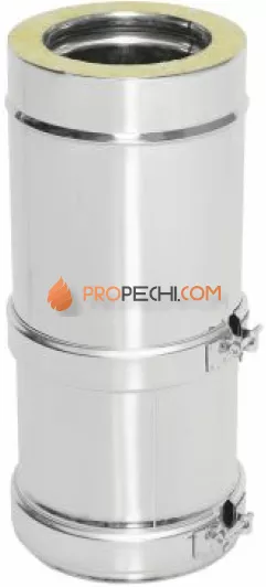 Труба Телескоп Термо L (300-450) ТТТ-Р 310-0.8/304-0.5 D200/300 с хомутом