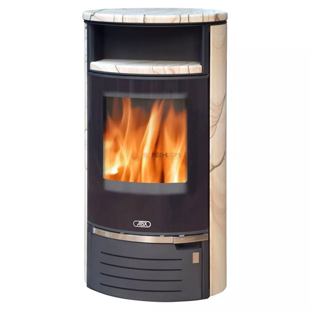 Печь-камин ABX Atlantik 7 черная песчаник