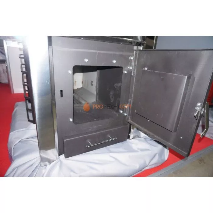 Дровяная печь для бани Ермак 50 Сетка PRO