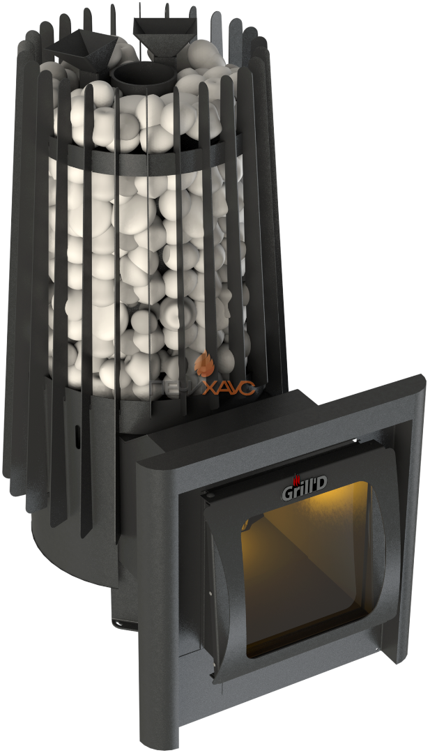Банная печь Grill'D Cometa Vega 180 Long Window Max Pro