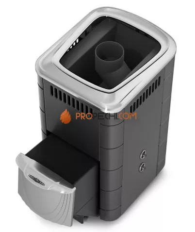 Печь для бани TMF Тунгуска 2017 Inox ДН ТО антрацит