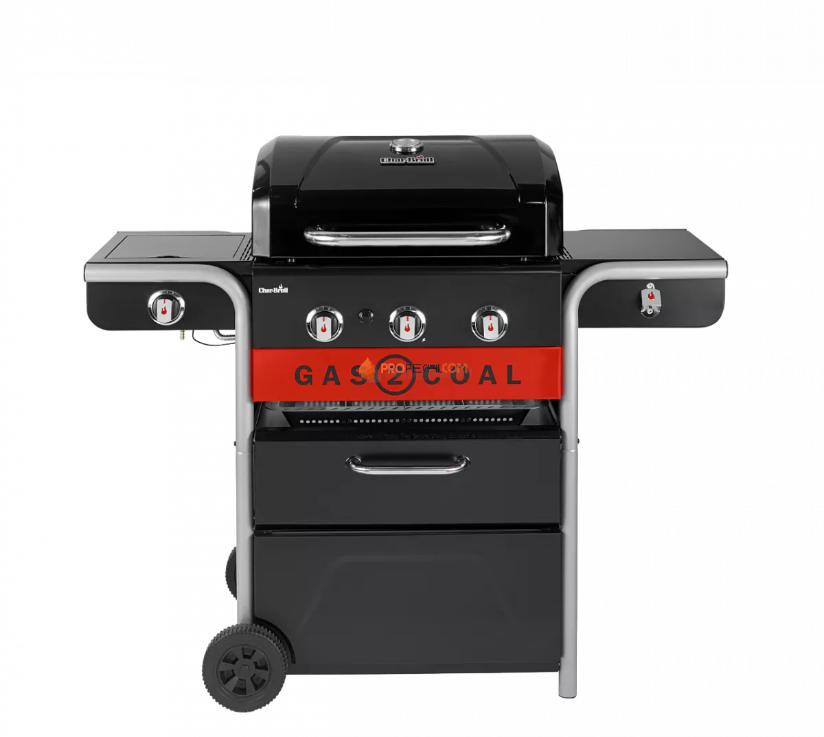 Угольный + Газовый гриль Char-Broil Gas2Coal Hybrid 3B-2