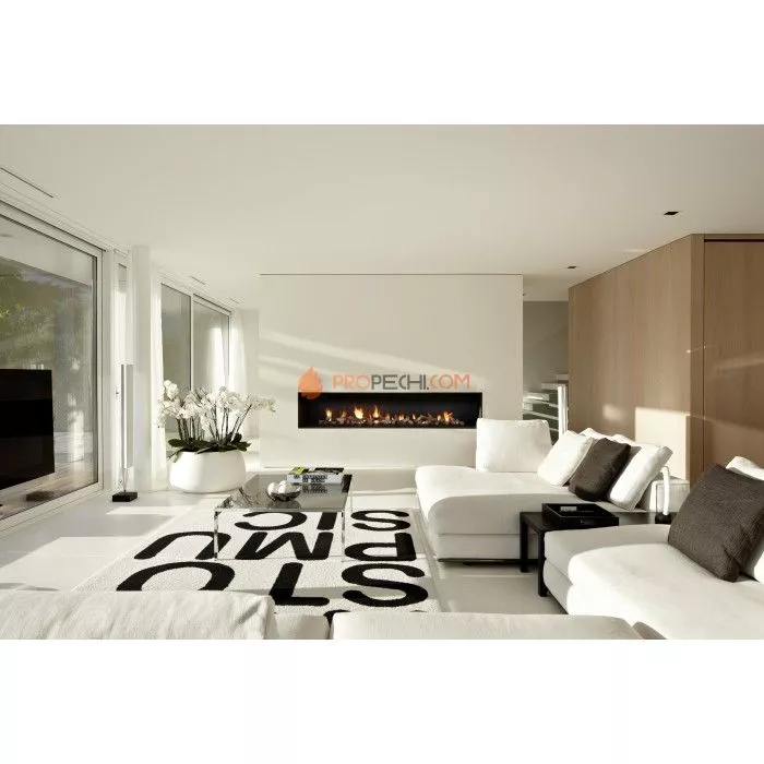 Газовая топка Vero Design Gala Стандарт (1750x500 мм) D130/200 мм, горелка VLK burner