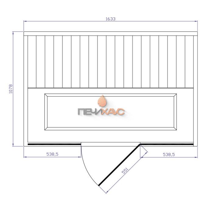 Инфракрасная сауна Tylo Tylosand INFRA CABIN T825H GREY