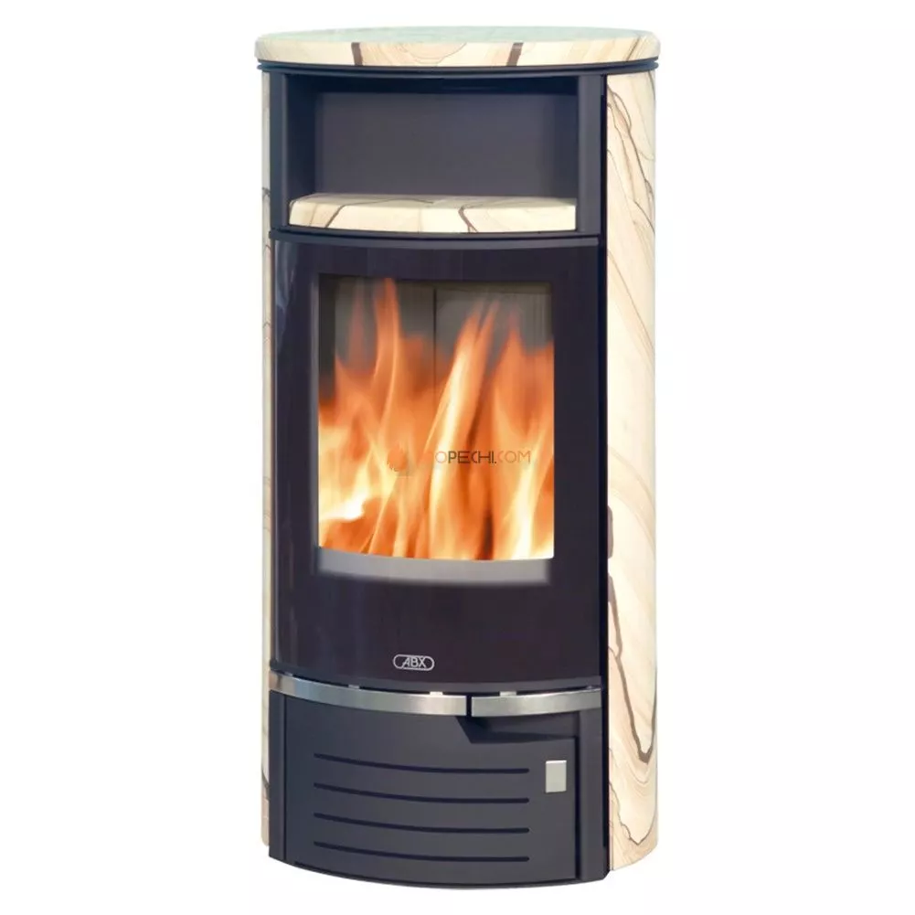 Печь-камин ABX Atlantik 5 черная бразильский песчаник