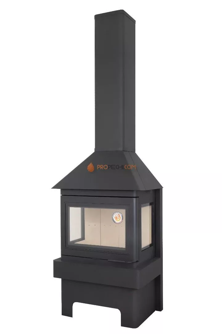 Камин ЭкоКамин Прага 3 стекла