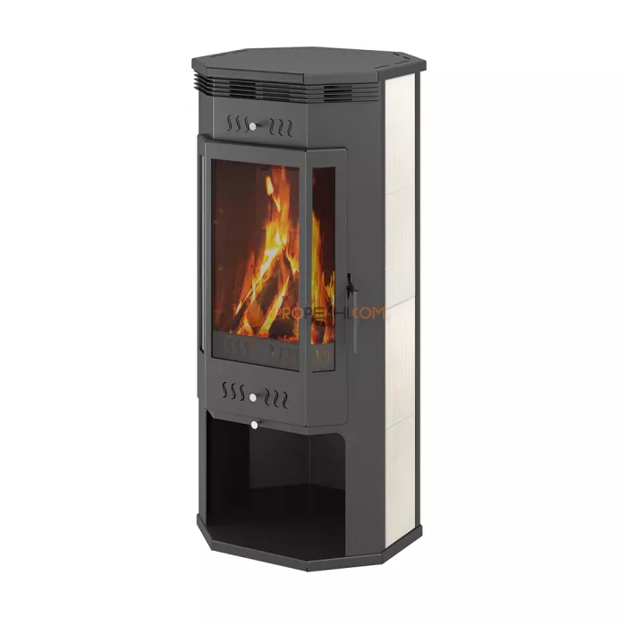 Печь-Камин ASTON 11 кВт (180 м³) пристенно-угловой d 150мм