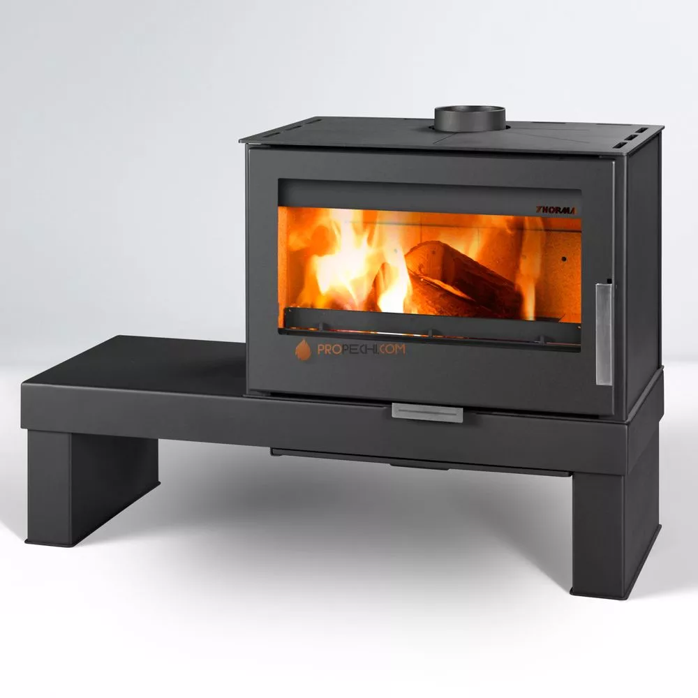 Печь-камин Thorma BILBAO UNI, черная