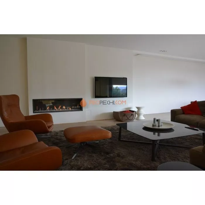 Газовая топка Vero Design Gala Стандарт (1750x500 мм) D130/200 мм, горелка VLK burner