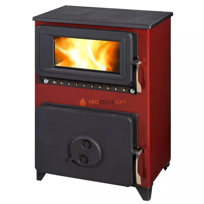 Печь-камин Thorma Filex H, бордовая