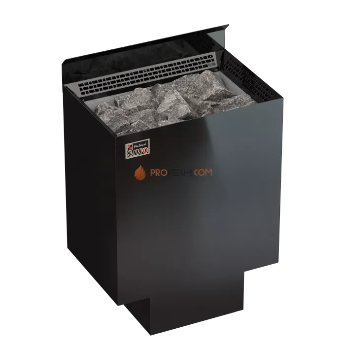 Электрическая печь SAWO NORDEX NRN-80Ni2-BL-Z-C 8 кВт (встроенный блок мощности, пульт докупается отдельно), черная