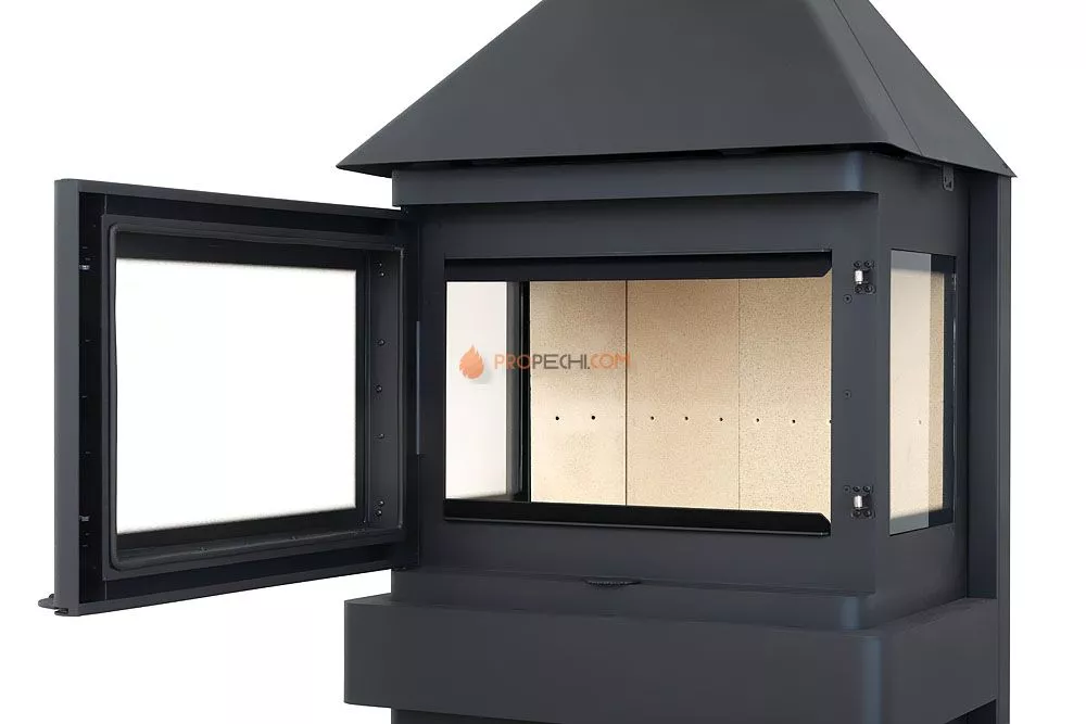 Камин ЭкоКамин Прага 3 стекла