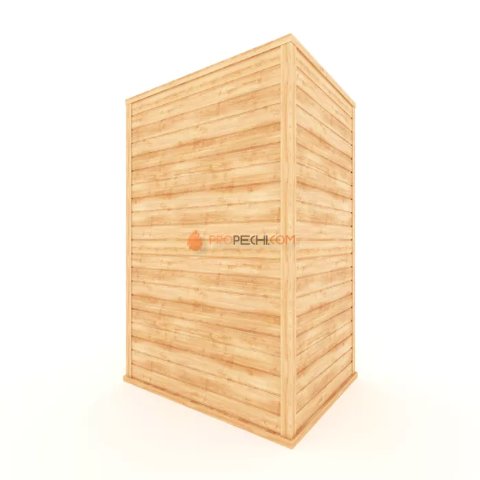 Финская сауна НКЗ 2-местная угловая 110x135x200 см