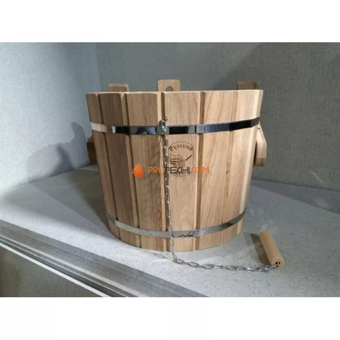 Обливное устройство 16л. с пласт. вставкой Дуб