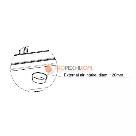 Печь-камин Liseo Castiron LCI 9 GDF Stove, двусторонняя