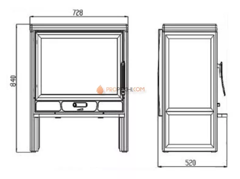 Печь-камин Plamen Barun