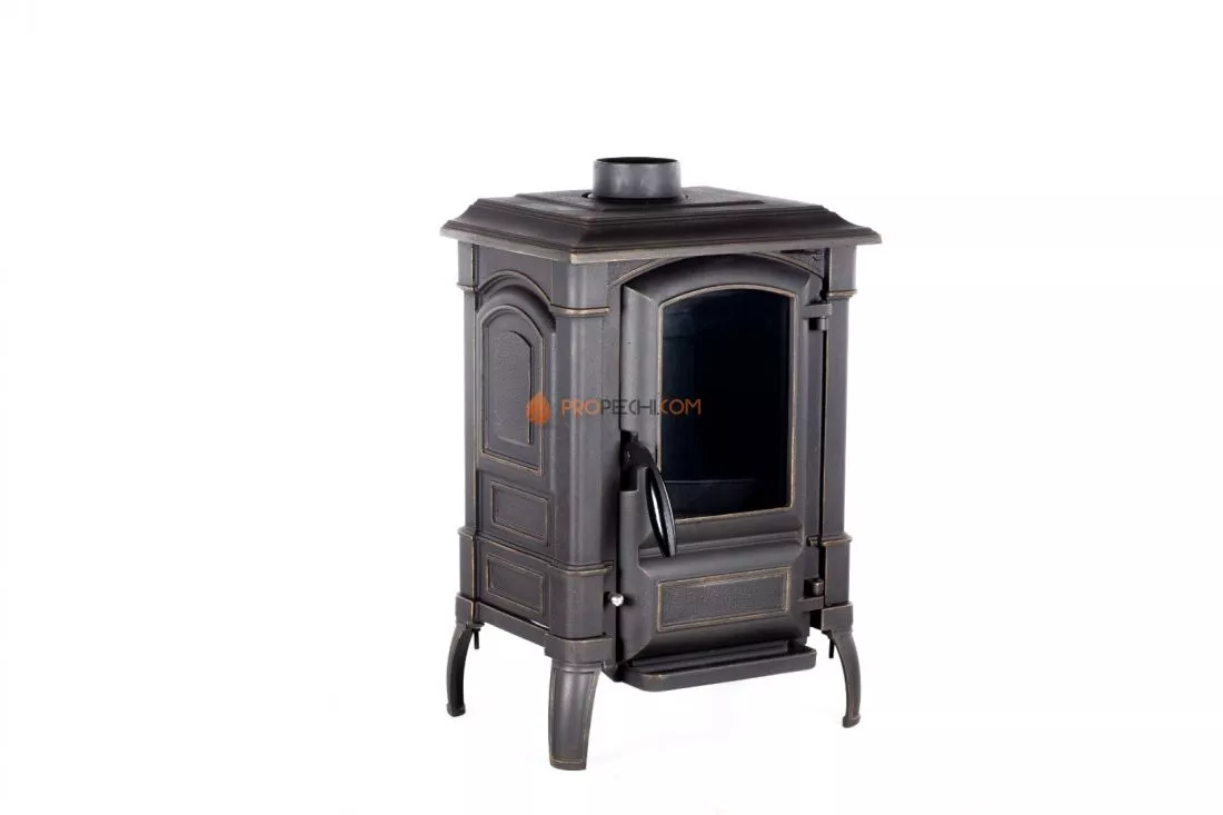 Печь-камин Fireway Bruno I патина бронза