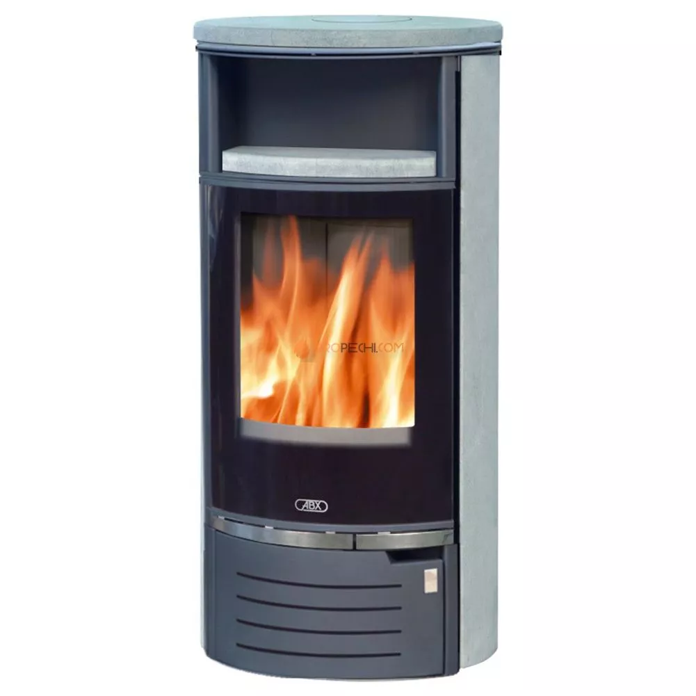 Печь-камин ABX Atlantik 7 серая талькохлорит