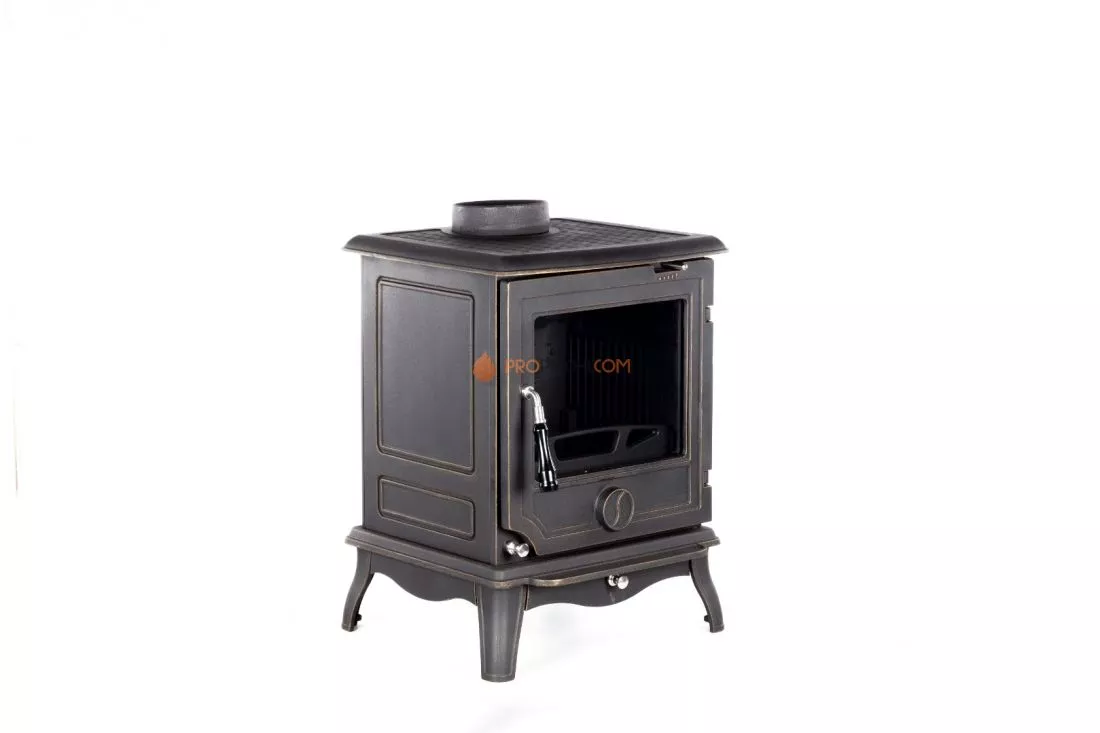 Печь-камин Fireway Finn патина бронза