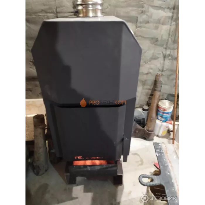 Отопительная печь Теплодар ТОП-модель-140 со стальной дверцей