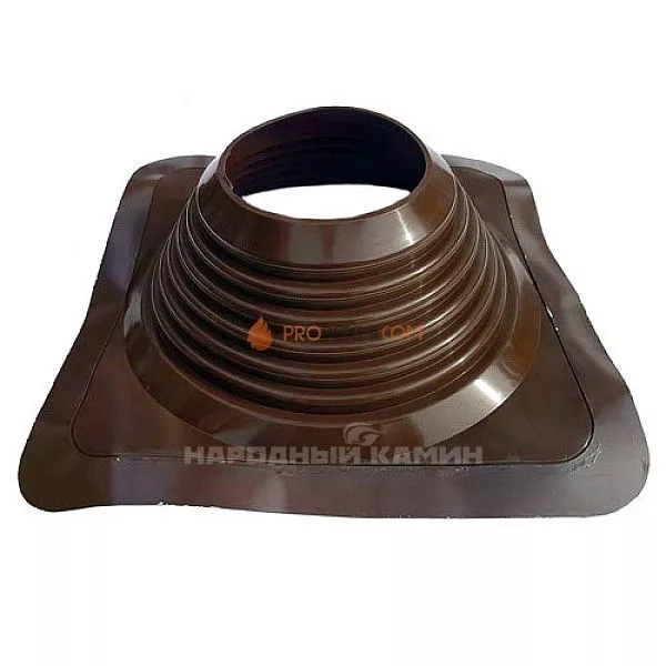Везувий Проходка кровли Классик № 8 коричневая прямая