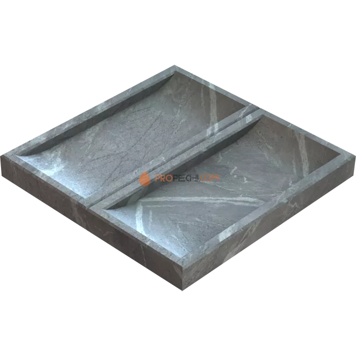 Комплект арома-чаш для печи Klover RT 50-RV без дымохода (Талькомагнезит)