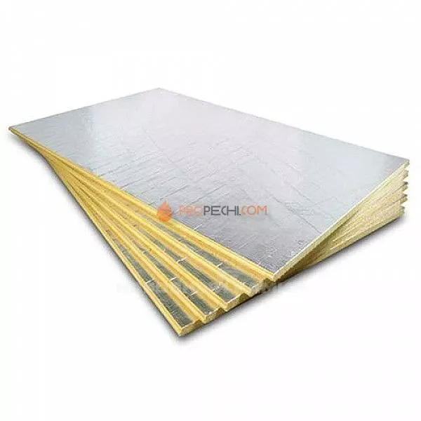 Огнезащитная плита PAROC Fire Slab 100 Alucoat 30х600х1200 мм