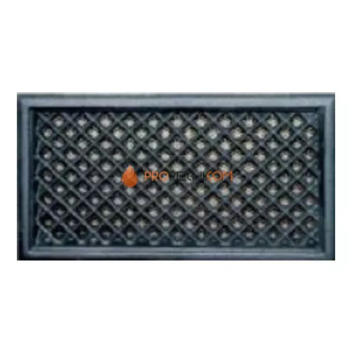 Решетка каминная чугунная Каро 315х160 Tarnavva