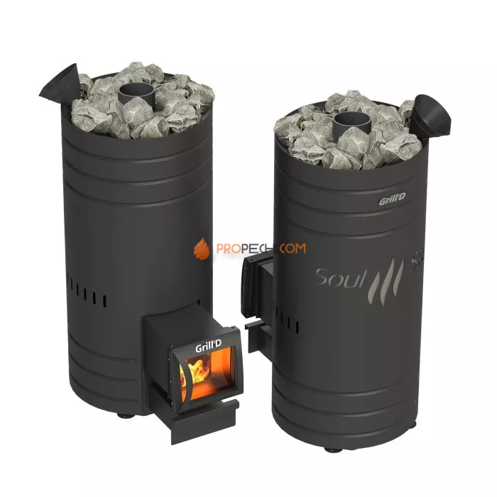 Дровяная печь для бани Grill’D Bochka 160A Long