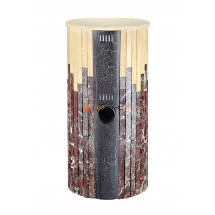 Отопительно-варочная печь Ферингер Лада ПФ - Сильвия Оро + Россо Леванте